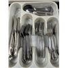 Image 3 : Assortment of Stainless Cutlery & 2 Organizers