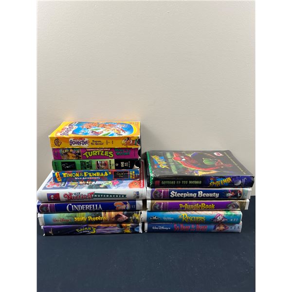 Assorted Children's VHS Movies