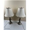 Image 1 : 2 Chrome LikeTable Lamps