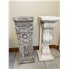 Image 1 : 2 Plaster Pedestals