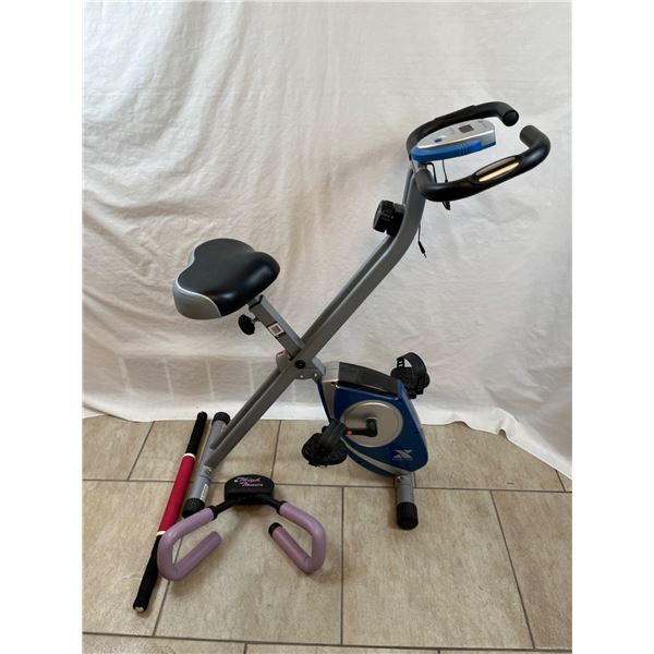 Xterra Stationary Excersize Bike, Thigh Toner & Roller