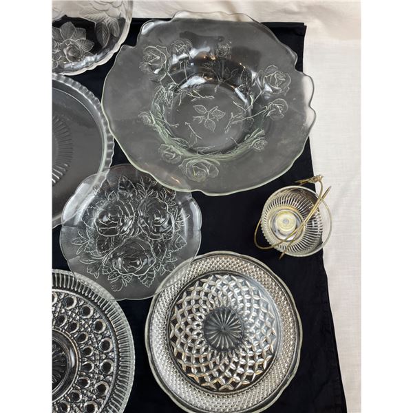 Assorted Glass Serving Dishes