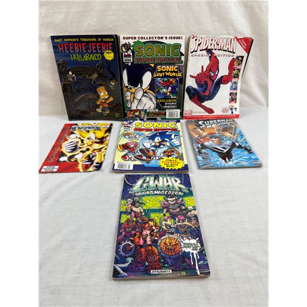 Assortment of Comic Books & Magazines