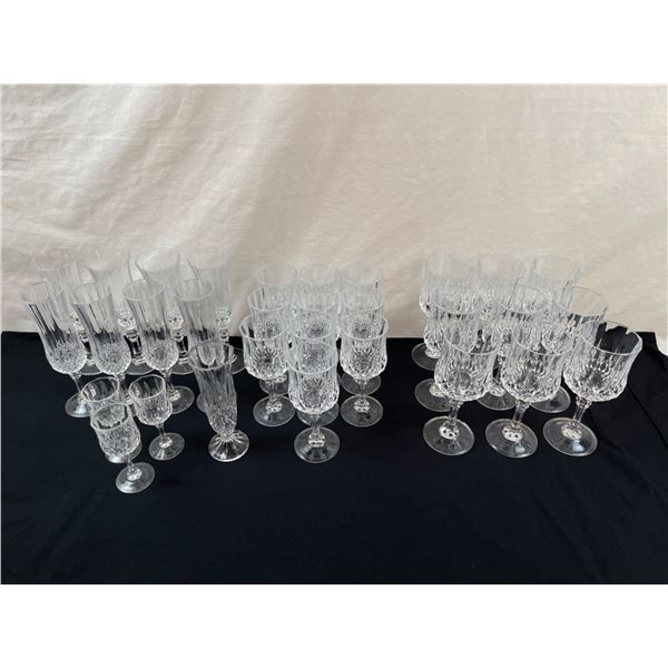 Assorted Crystal Glasses