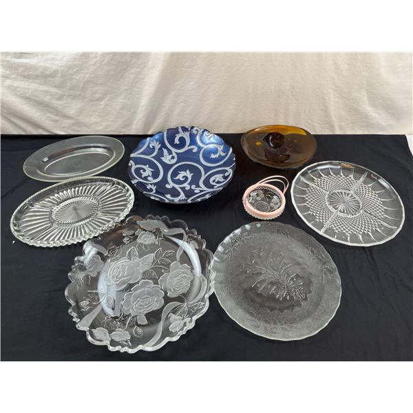 Assorted Glass Servingware