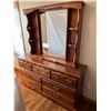 Image 1 : Dynamic Wooden Dresser with Mirror with Shelves