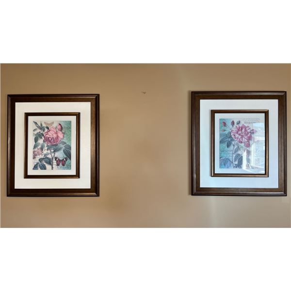 2 Rosaceae Framed Pictures