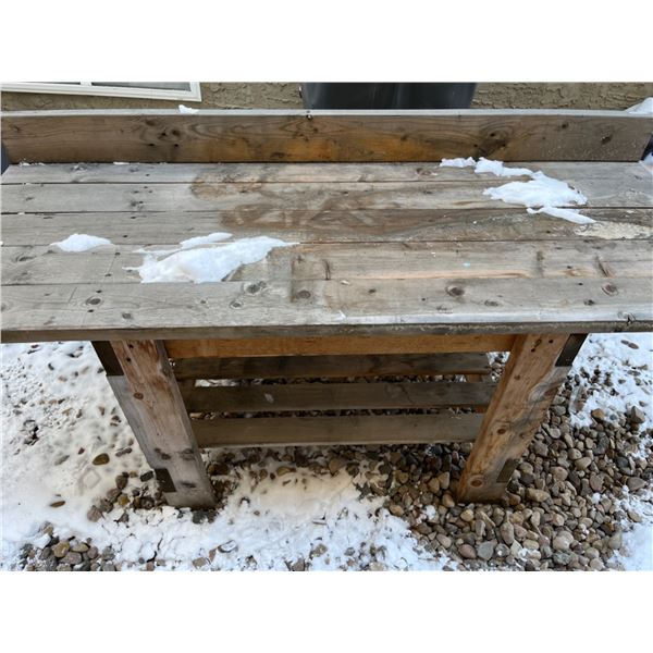 Wooden Work Bench