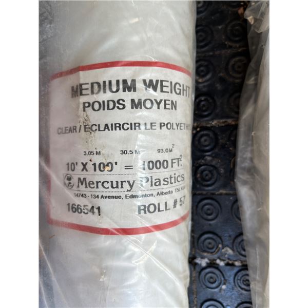 4 Rolls of Medium Weight Poly