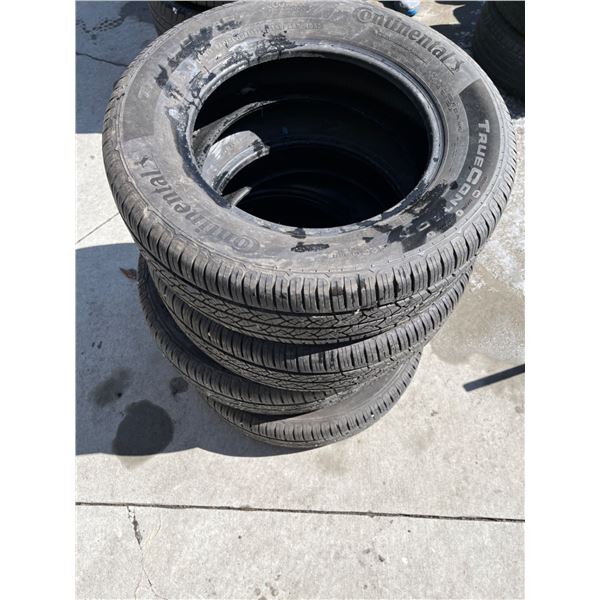 Set of 4 Continental True Contact Tires