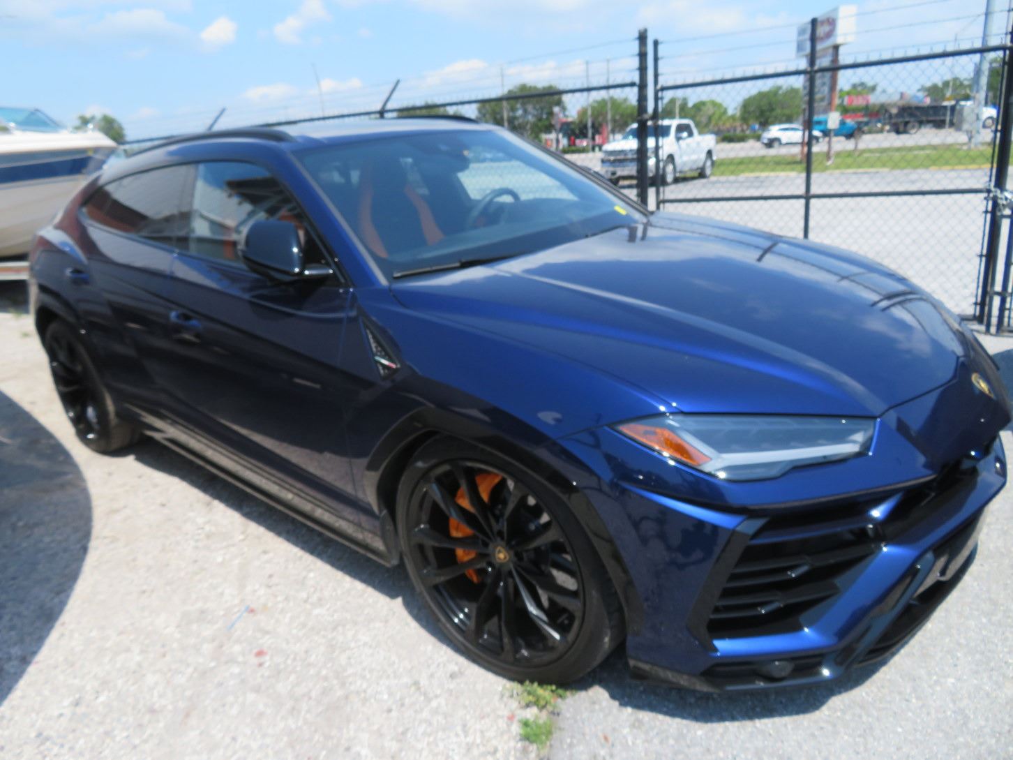 2022 Lamborghini Urus SUV Navy/Orange, Black Lthr., Auto, Pdl, Fhht,