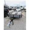 Image 1 : S/A 6'  X  10'  Equipment Trailer w/Mesh Ramp