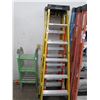 Image 1 : 2-Werner Lean Safe X5 6' Stepladders - 2 X $