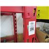 Image 2 : 2-Red 4 Shelf Waterfall Deck Heavy Duty Storage Rack - 2 X $