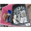 Image 1 : Large Lot of Electrical Hardware - Pink Bin No Included