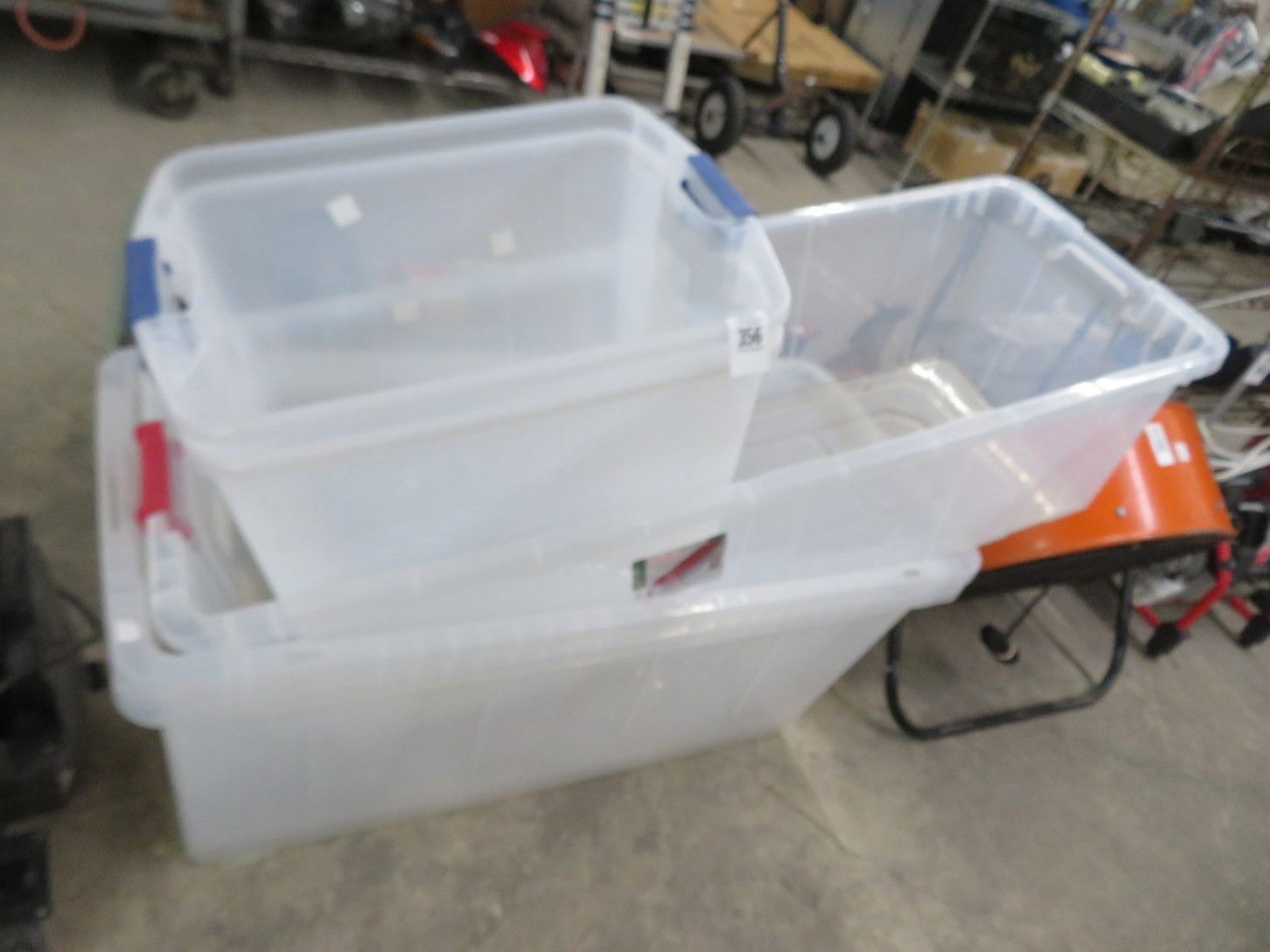 Plastic Storage Tubs 5 Plastic storage tubs 5