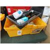 Image 1 : Yellow Toolbox w/Gloves and Supplies