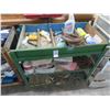 Image 1 : Green Storage Cart w/C Clamps and Supplies