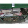 Image 2 : Green Storage Cart w/C Clamps and Supplies