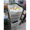 Image 1 : Plastic 7 Drawer Storage Bin w/Asst. Tools and Supplies