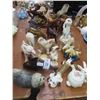 Image 1 : Elephant Candlestands, Deer Vase, Animal Figurines