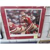 Image 1 : Joe Montana Signed and Autographed Litho - 24 x 26