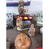 Image 1 : Wooden Mask, Armani Dog, Singer Sewing Box, Lion Lamp