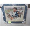 Image 1 : Roger Staubach Autographed Cowboy Collage - 24 x 26