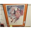 Image 1 : Brooks Robinson Autographed Poster w/State COA Sticker - 22 x 28 - Cracked Pane