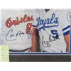 Image 2 : Cal Ripkin Jr./George Brett Autographed Photo - 12 x 14