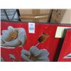 Image 2 : Red Floral Wall Art - Pair