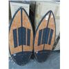 Image 1 : 2-Wood Grain Large Skim Board - 2 X $