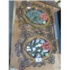 Image 1 : Ornate Floral Mirrors - Pair - No Shipping