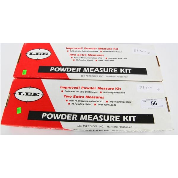 (2) LEE Powder Measure Kits