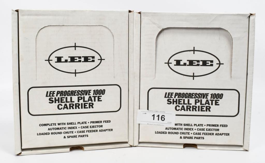 (2) LEE Progressive 1000 Shell Plate Carrier