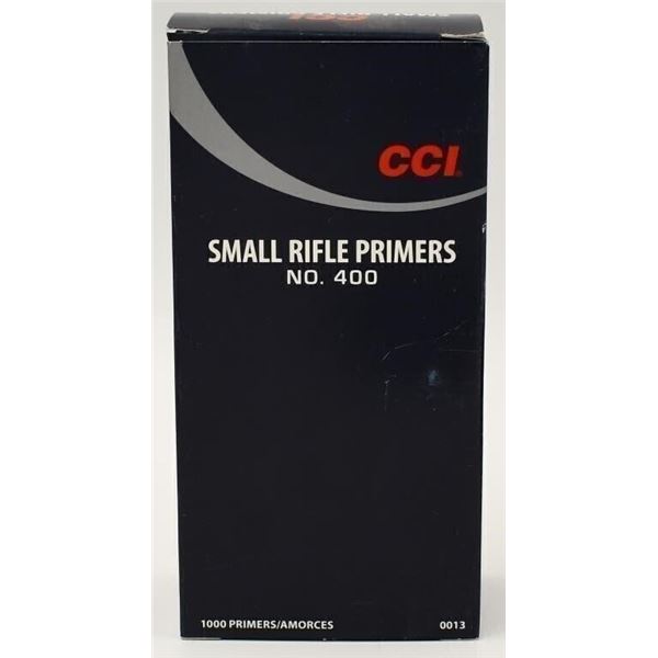 1000 ct CCI Small Rifle Primers #400