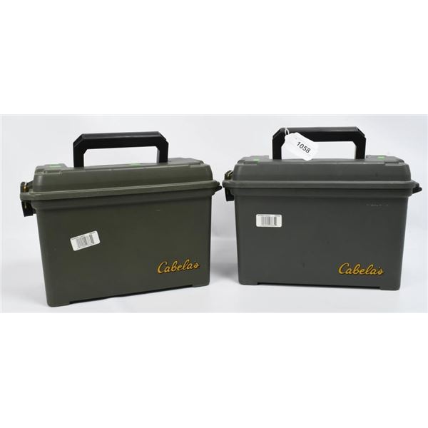(2) Cabela's Dry Storage Ammo Box