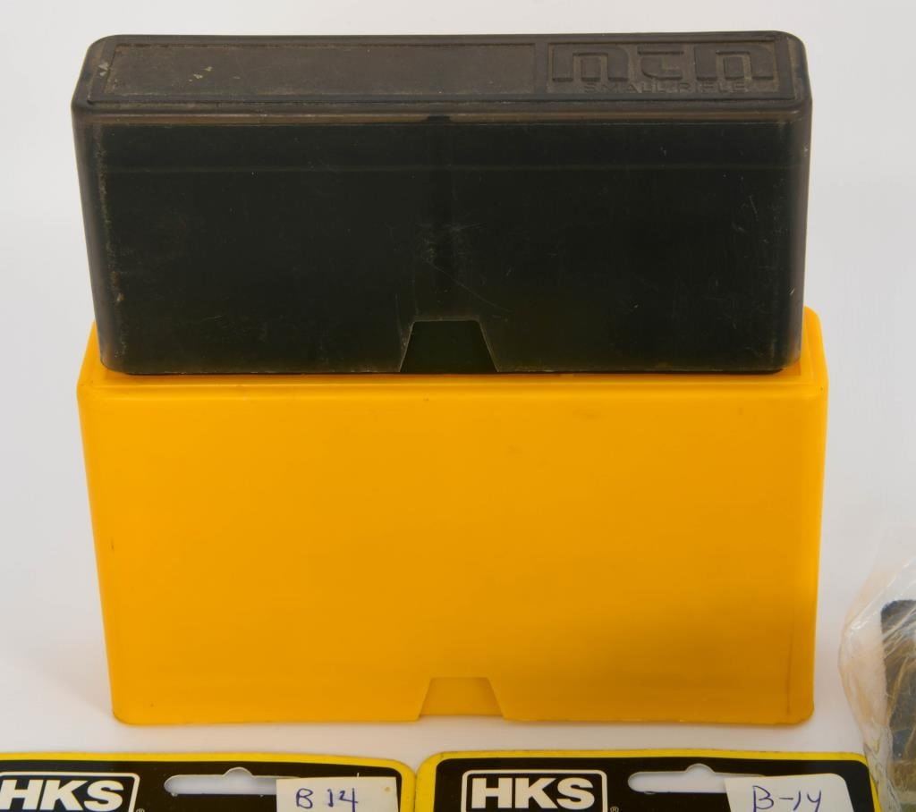 Speedloader Containers HKS Speedloaders, Pouch, 2 Plastic ammo container