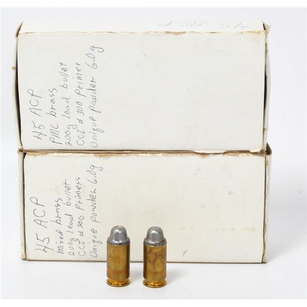 100 Rounds Of Reman .45 ACP Ammunition