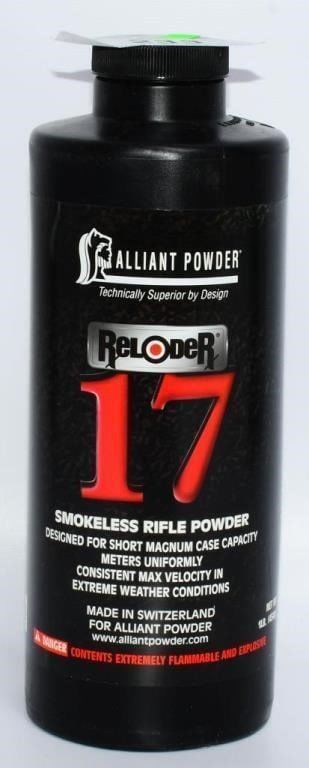 Reloder 7 Powder 1 LB Of Alliant Powder Reloder 17 Rifle Gun Powder
