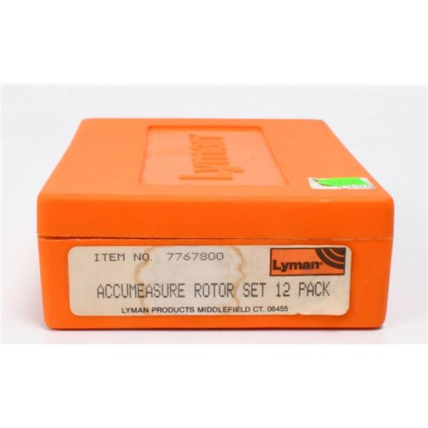Lyman Accumeasure Rotor Set 12 pk w/case