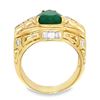 Image 4 : 2.64 ctw Emerald and 1.50 ctw Diamond Ring - 18KT Yellow Gold