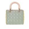 Image 3 : Christian Dior Tricolor Cannage Quilted Lambskin Leather Medium Lady Dior Handba