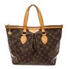 Image 2 : Louis Vuitton Brown Monogram Canvas Leather Palermo PM Shoulder Bag