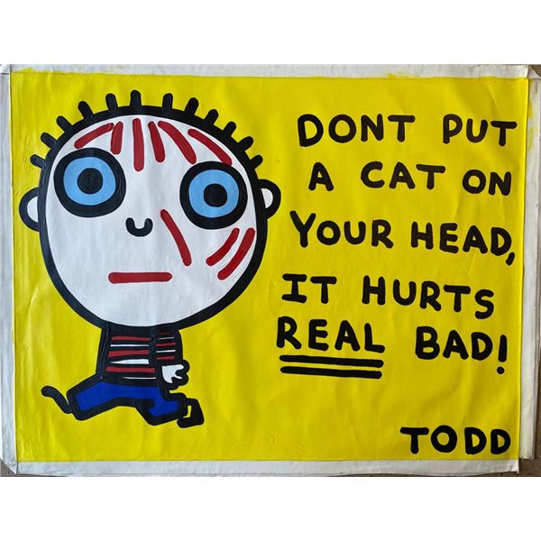 Todd Goldman "Cat on Head"