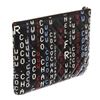 Image 3 : Chanel Black Multicolor Quilted Lambskin Data Center O Case Clutch