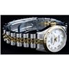 Image 7 : Rolex Ladies 2T Yellow Gold & Stainless Steel White Roman 26MM