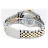 Image 7 : Rolex Mens Two Tone Blue Vignette Diamond & Sapphire Datejust Wristwatch 36MM