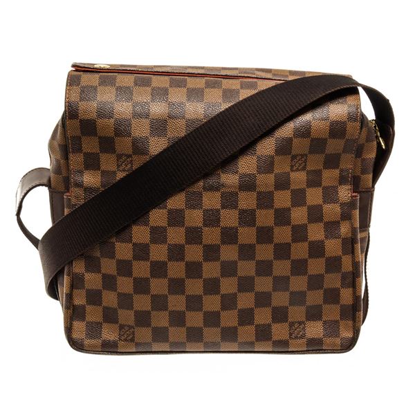 Louis Vuitton Brown Damier Ebene Naviglio Messenger Bag