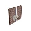 Image 2 : Louis Vuitton Brown Damier Ebene Lion Chapman Pochette Jour GM